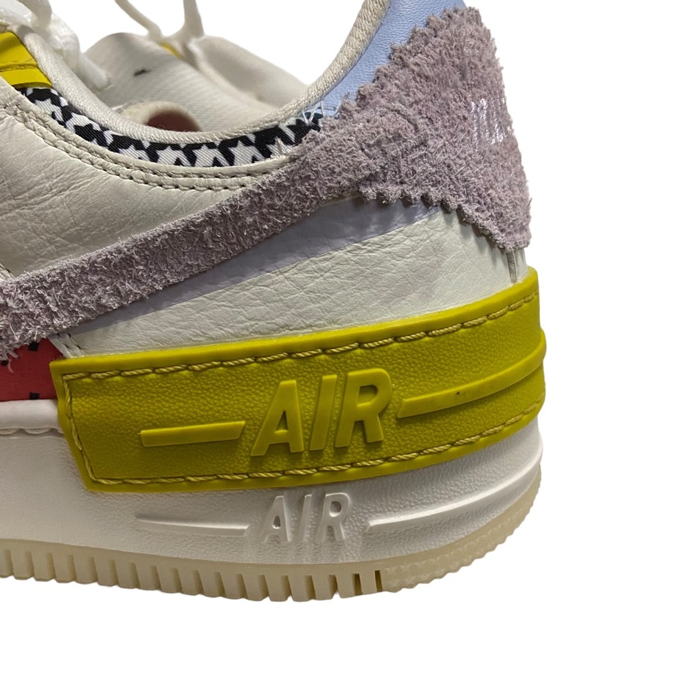 Nike Women Air Force 1 Shadow DM8076-100 Patchwork Sneakers - Picture 12 of 16